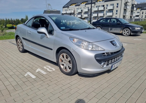 Peugeot 207 CC cena 15500 przebieg: 91500, rok produkcji 2008 z Wieliczka małe 106